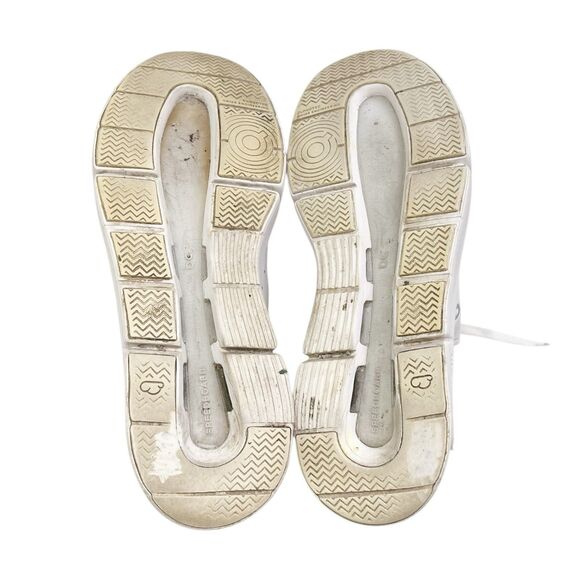 On The Roger Advantage Women's Size 9 White Tennis Shoes Mesh Faux Leather - Picture 10 of 13